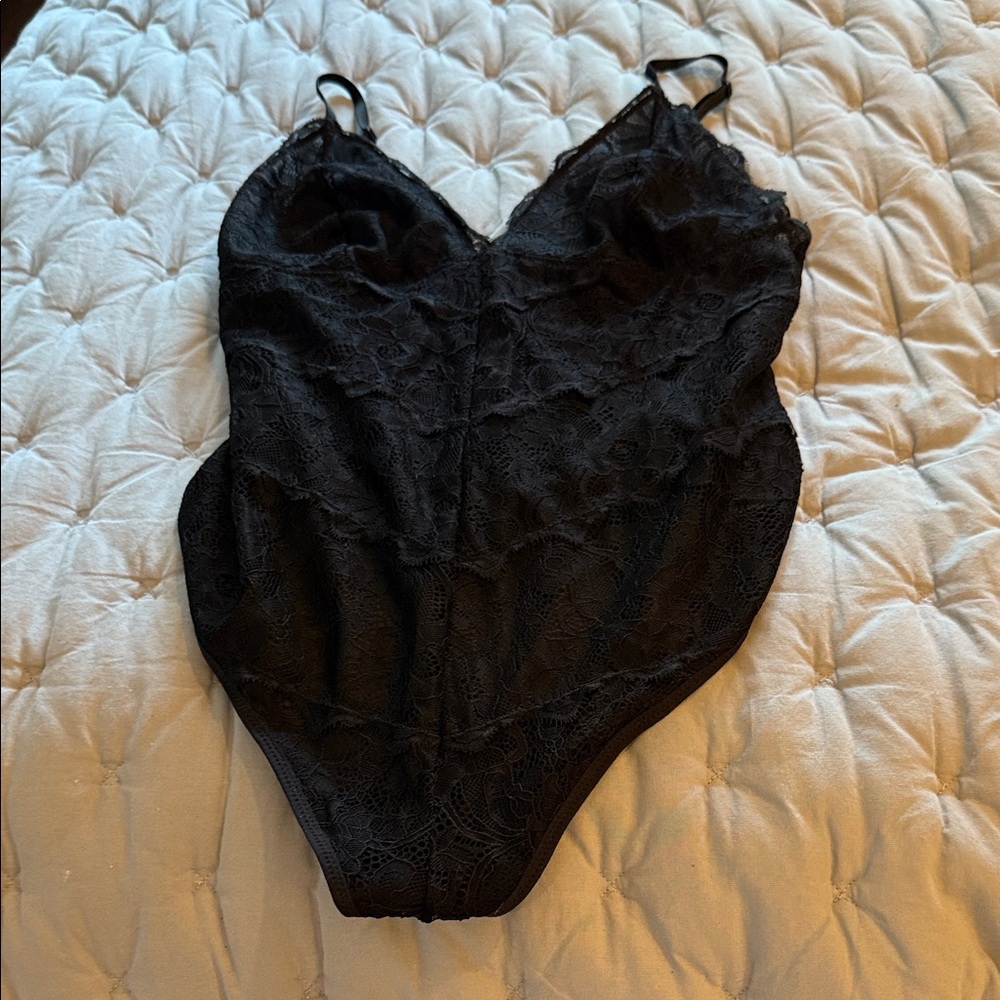 New unworn Black Lace Bodysuit